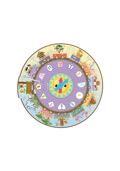 Benim Saat Puzzle'm Saat Puzzle , Yuvarlak Puzzle