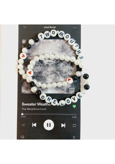 Crystal Atelier Sweater Weather - Two Mouths One Love Bileklik Seti Çok Renkli