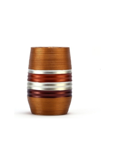 DİŞ FIRÇALIK METALİK KAHVE POLİRESİN 6X6X12CM Diğer