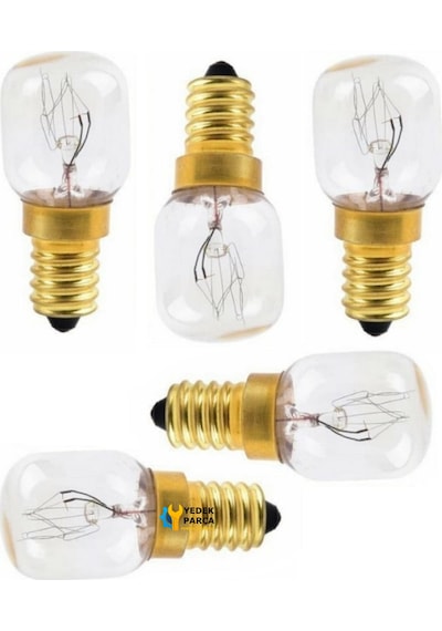 Hoover Uyumlu Ankastre Davlumbaz Buzdolabı Fırın 15 Watt Gün Işığı 300 Halojen Ampül 5 Adet