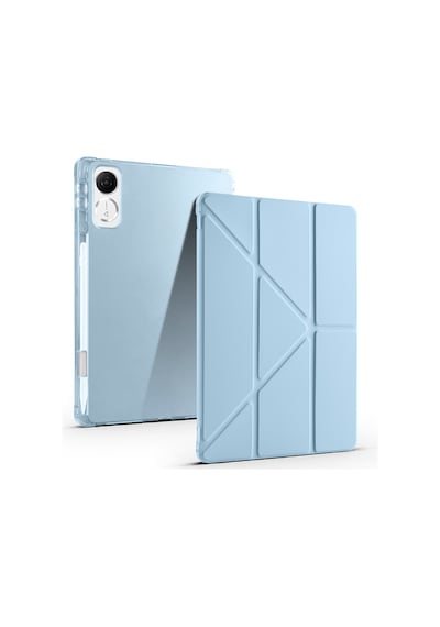 Honor Pad V9 Kılıf Zore Tri Folding Kalem Bölmeli Standlı Kılıf Arka Kapak