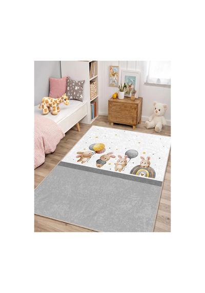 Dijital Baskılı Pamuk Tabanlı Çocuk Halısı Kaymaz, Yumuşak, Makinede Yıkanabilir Çok Renkli 795159931 Çok Renkli Dijital Baskılı Pamuk Tabanlı Çocuk Halısı Kaymaz, Yumuşak, Makinede Yıkanabilir Çok Renkli 795159931 Çok Renkli