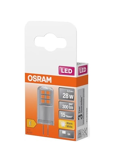 Led Star Ampul Pin Cl 30 2.5w 2700 Kelvin Sarı Işık G4 Duy Sarı Diğer