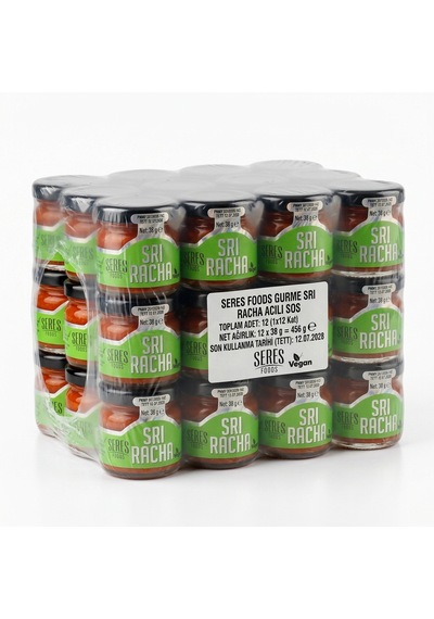 Seres Foods Acı Sos Sriracha Mini Cam Kavanoz 40 Ml X 36 Adet