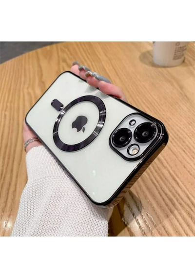 Ally Apple Uyumlu iPhone 14 Plus 6.7Inç Renkli Kenar Lazer Çerçeveli Magsafe 565439544