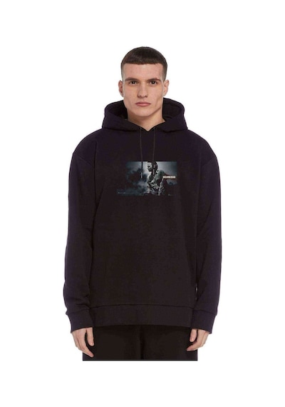 The Walking Dead Collection Baskılı Erkek Kapşonlu Sweatshirt