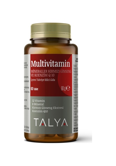 Talya Multivitamin Takviye Edici Gıda 60 Tablet 2 Adet