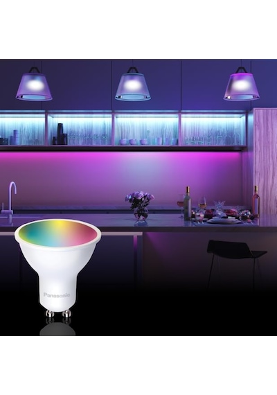 Panasonıc Led Bluetooth Wıfı Rgb Gu10 Lamp 4w Sku: Smg8690010158901 Açık Kahverengi