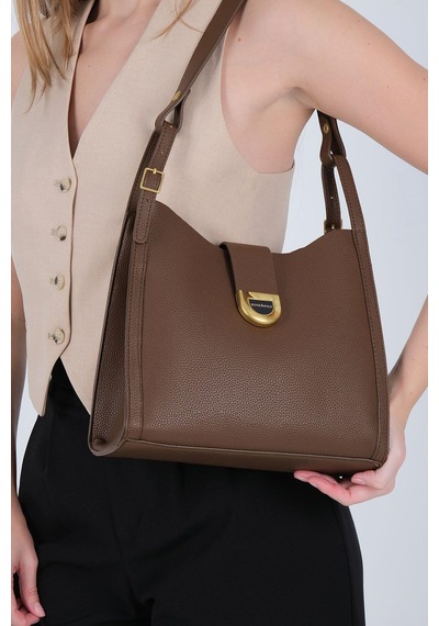 Silver Polo Sp1242 Kadın Omuz Çantası Mini Rolax Kahve-kahve