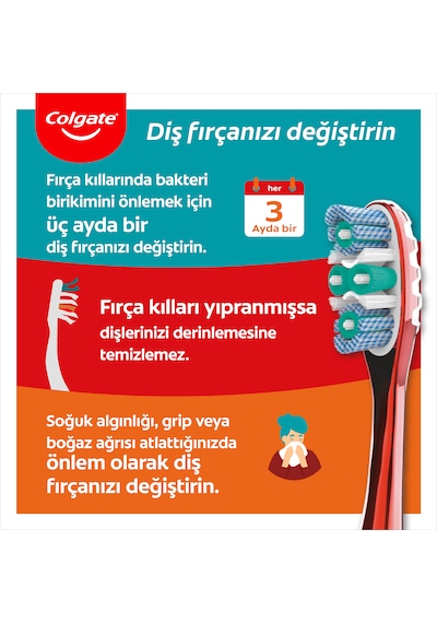 Colgate 360 Gelişmiş Optik Beyaz Yumuşak Beyazlatıcı Diş Fırçası