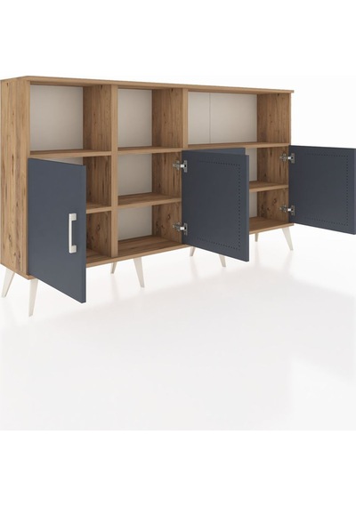 Arges Konsol 6 Raflı 4 Kapaklı 176x30x99 Çam-antrasit/çam Antrasıt/atlas Çam - Atlas Çam Arges Konsol 6 Raflı 4 Kapaklı 176x30x99 Çam-antrasit/çam Antrasıt/atlas Çam - Atlas Çam