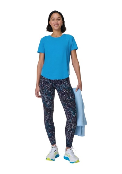 Sweaty Betty Sweaty Betty Breathe Easy Kadın Mavi Tişört 5131 Mavi
