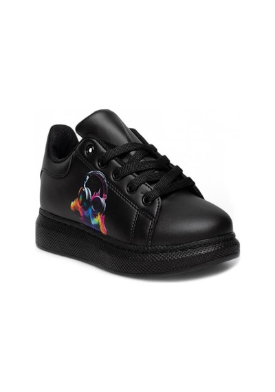 Celira Mdl Siyah Günlük Kız Çocuk Sneaker Spor Ayakkabı Siyah