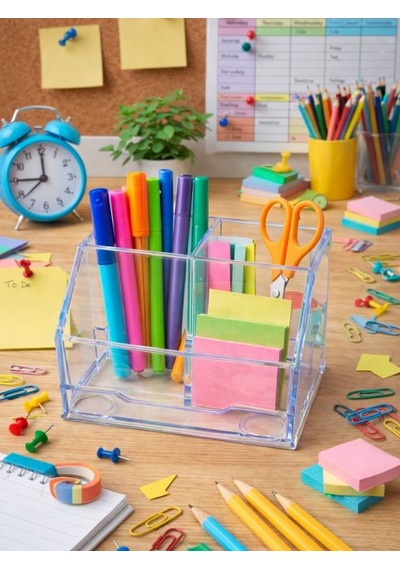 Ark Neoclear Şeffaf Organizer 2031 Şeffaf - Turuncu