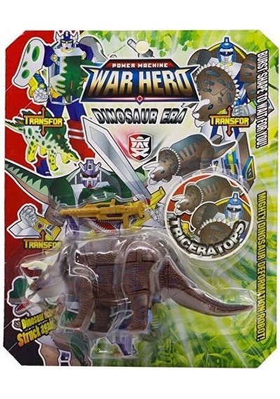 Robota Dönüşen Savaşçı Dinozor Triceratops