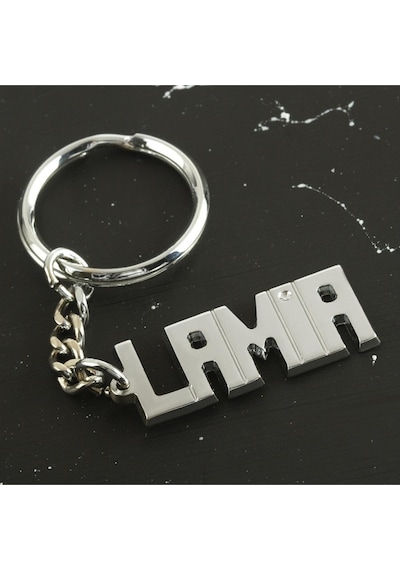 Lamia - 114 - - Nazblsmm - İsimli Anahtarlık Çok Renkli