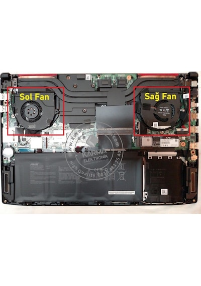 Asus Rog Strix Gl703v Gl703vd Gl703vm Notebok Vga-gpu-cpu Fanı / 1 Adet