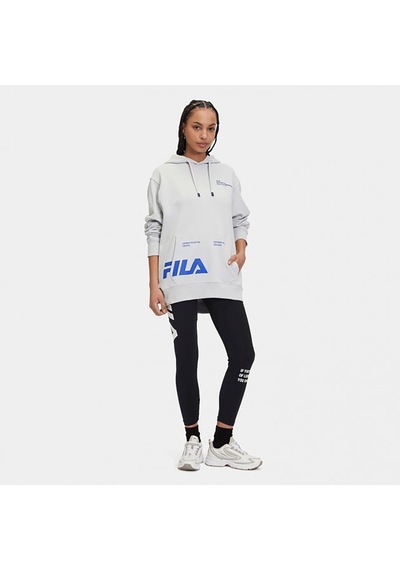 Gri Fila Kapşonlu Sweatshirt Embroidery Detail Su411113 Gri