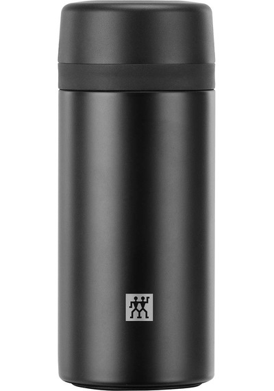 Zwilling Thermo Çay Demlikli Matara, Paslanmaz Çelik, Siyah, 420 Ml Sku: Smg8690010152213 Açık