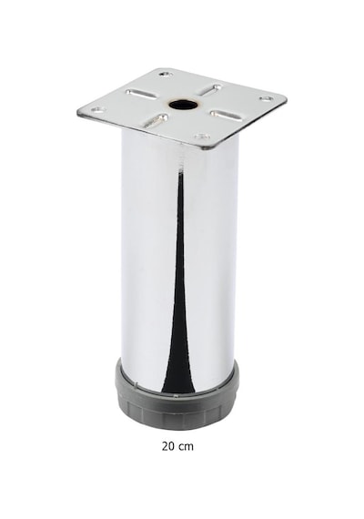 Eymenyapimarket Mobilya Ayağı Metal Alttan Ayarlı 42 Mm Krom Ayak 1.Kalite