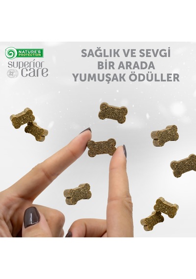 Nature S Protection Superior Care Beyaz Tüylü Yavru Köpekler İçin Somonlu Hassasiyet Destekli Köpek Ödülü 150g