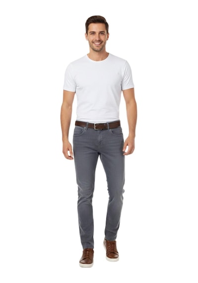 Erkek Comfort Fit Jeans Pantolon 1601 Bgl-st04969 Gri