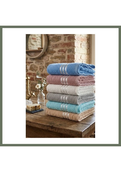 Bezos 12 Adet Karışık Kadife El Havlusu - 45 X 85 Cm Spa Ve Otel Havlusu Bezos1