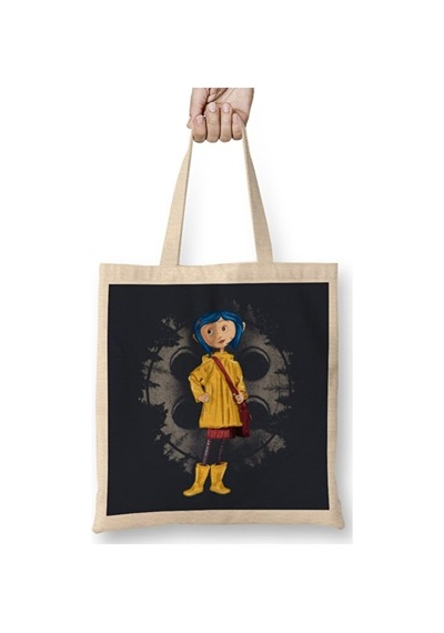 Toyaso Coraline Bez Çanta Uzun Saplı Alışveriş Çantası Plaj Çantası Beyaz