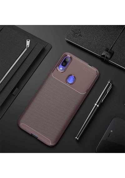 Xiaomi Redmi Note 7 Kilif Karbon Silikon Case 389460930