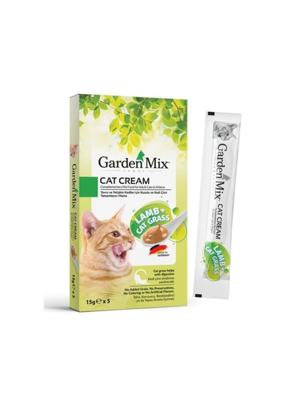 Garden Mix Garden Mıx Kedi Kreması Kuzu+kedi Otu 15gr X 5 Adet Css60918