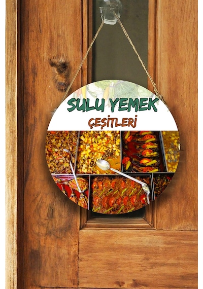 Lokanta Sulu Yemek Salonu İçin Duvar, Kapı, Çift Taraflı Askılı Pano Karşılama Tabelası, Yemek Tablo