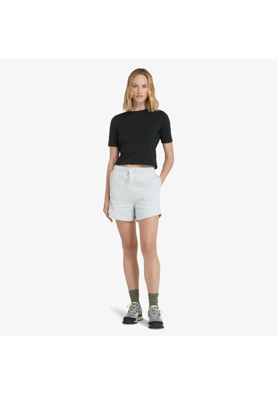 Timberland Loop Back Kadın Gri Şort Düz Tb0a5nz6ek31 11190430