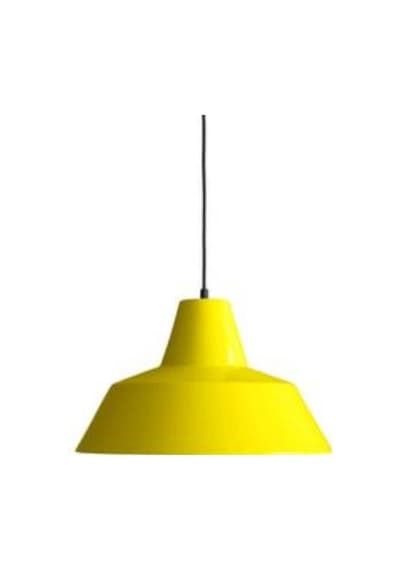 Mylights Retro Rustik Sarı Içi Beyaz Metal Sarkıt Avize E27 Duyl