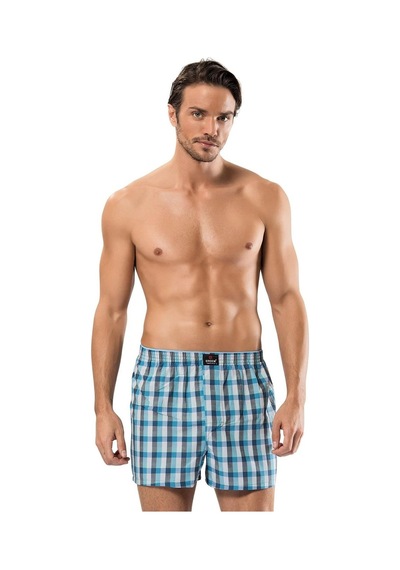 Erdem Erkek Poplin Desenli Boxer 1440 - 3 Adet 001