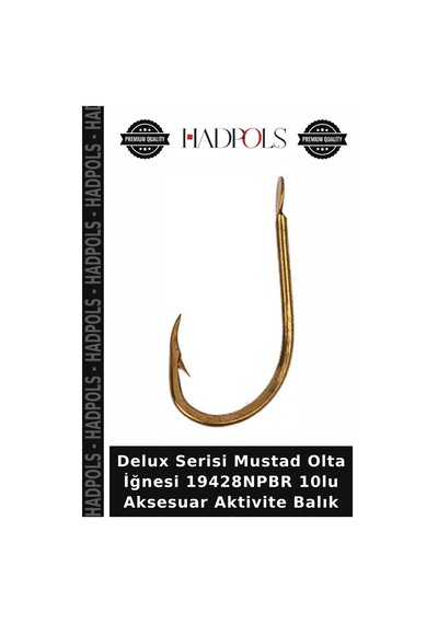 Delux Serisi Mustad Olta İğnesi 19428npbr 10lu Aksesuar Aktivite Balık No:4
