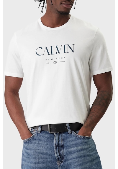 Calvin Klein Erkek T Shirt Lv04re807g Yaa Beyaz Beyaz