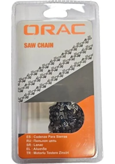 Orac 3/8-1.5mm 36 Diş Köşeli Kesik Paket Zincir