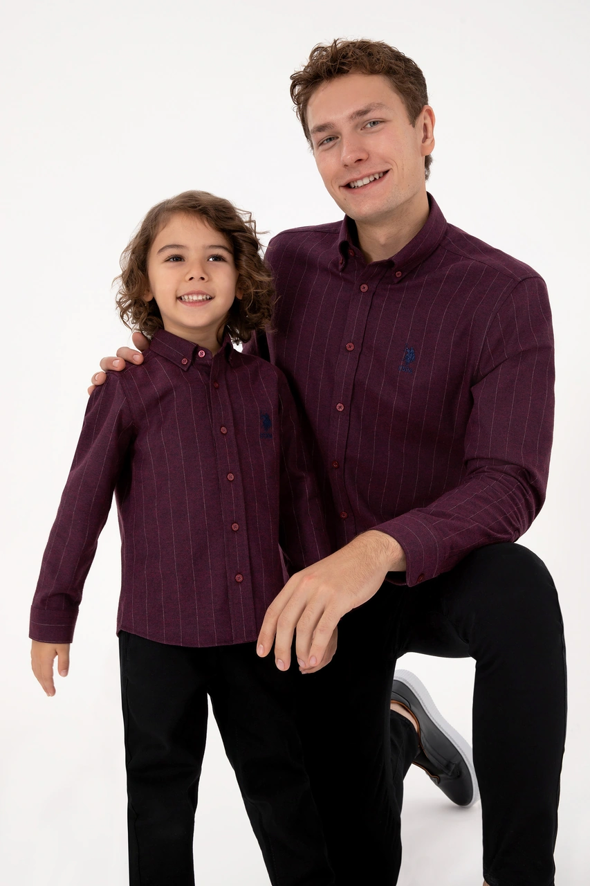 U.s. Polo Assn. Erkek Bordo Gömlek Desenli 50316559-vr014 Bordo U.s. Polo Assn. Erkek Bordo Gömlek Desenli 50316559-vr014 Bordo
