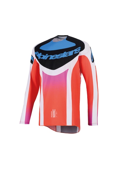 Alpinestars Techstar Knif Off-road Motosiklet Jerseyi Gri Siyah Oranj