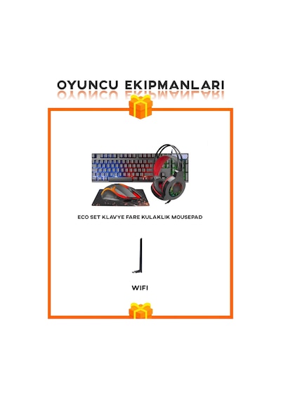 Ramtech Gaming RG505-066 R5-5500 32 GB 256 GB SSD 4 GB RX550 23.6" Dos Masaüstü Bilgisayar