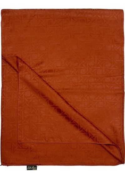 Silk Home Deluxe Şal - Kiremit Kiremit