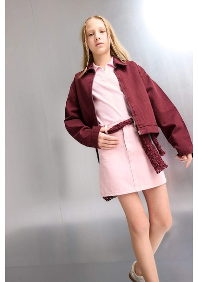 Defacto Kız Çocuk Gabardin Etek E2649a825smpn666 Pembe