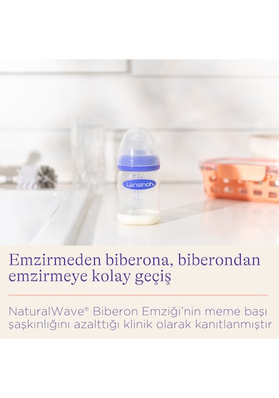 Lansinoh Natural Wave 160 ML Cam Biberon Lansinoh Natural Wave 160 ML Cam Biberon