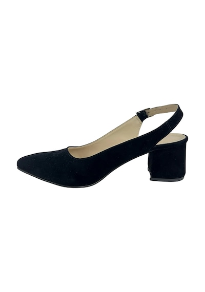 Matzeliger Mzg1169 Siyah Kadın Kalın Topuklu Stiletto