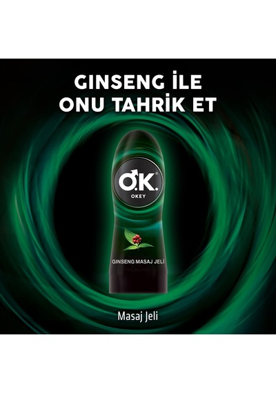 Okey Ginseng Kayganlaştırıcı Ve Masaj Jeli 1 X 200 Ml + Okey Nirvana Afrodizyak Etkili Uyarıcı Jel 1 X 100 Ml