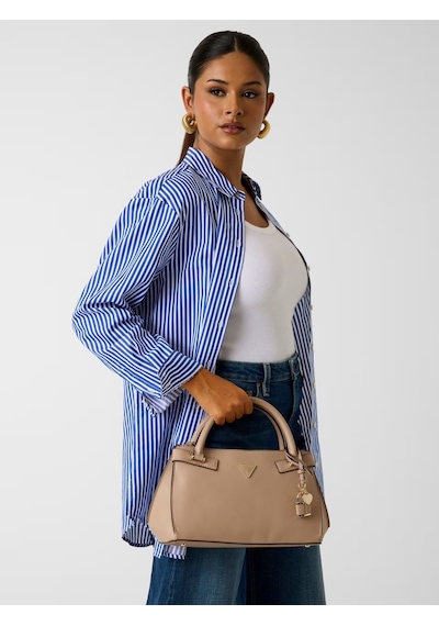Guess Serenova Saffiano Kadın El Çantası Hwzg8091050 Açık Kahve