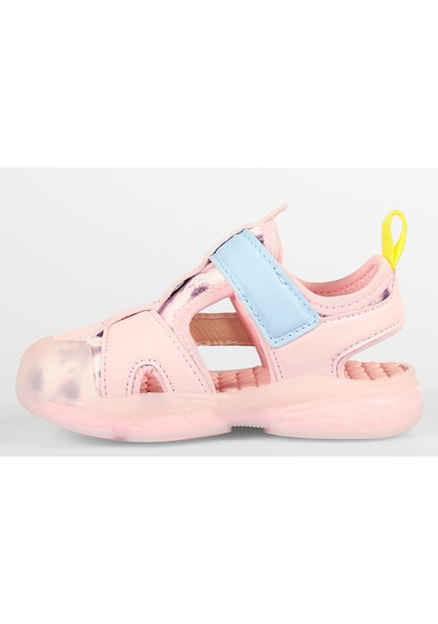 Vicco Live İlk Adım Bebek Ortopedik Işıklı Çocuk Spor Sandalet Pudra