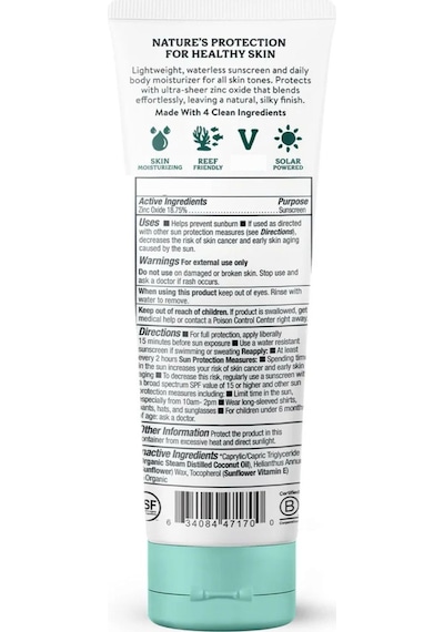 Badger Daily Mineral Güneş Kremi Spf30
