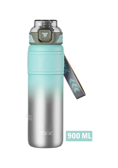 Tkk 900 Ml Çelik Termos Çift Kullanım Pipetli/rahat İçim -12/24 Sıcak-soğuk- Yalıtım -tkk2025new900ml Mavi