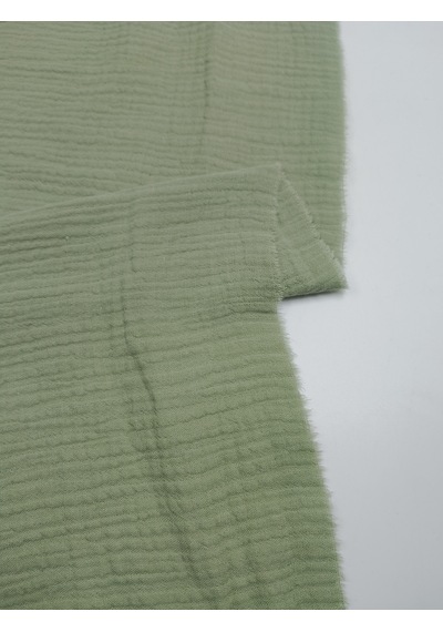 Lüks Müslin Kumaş Mint Yeşili